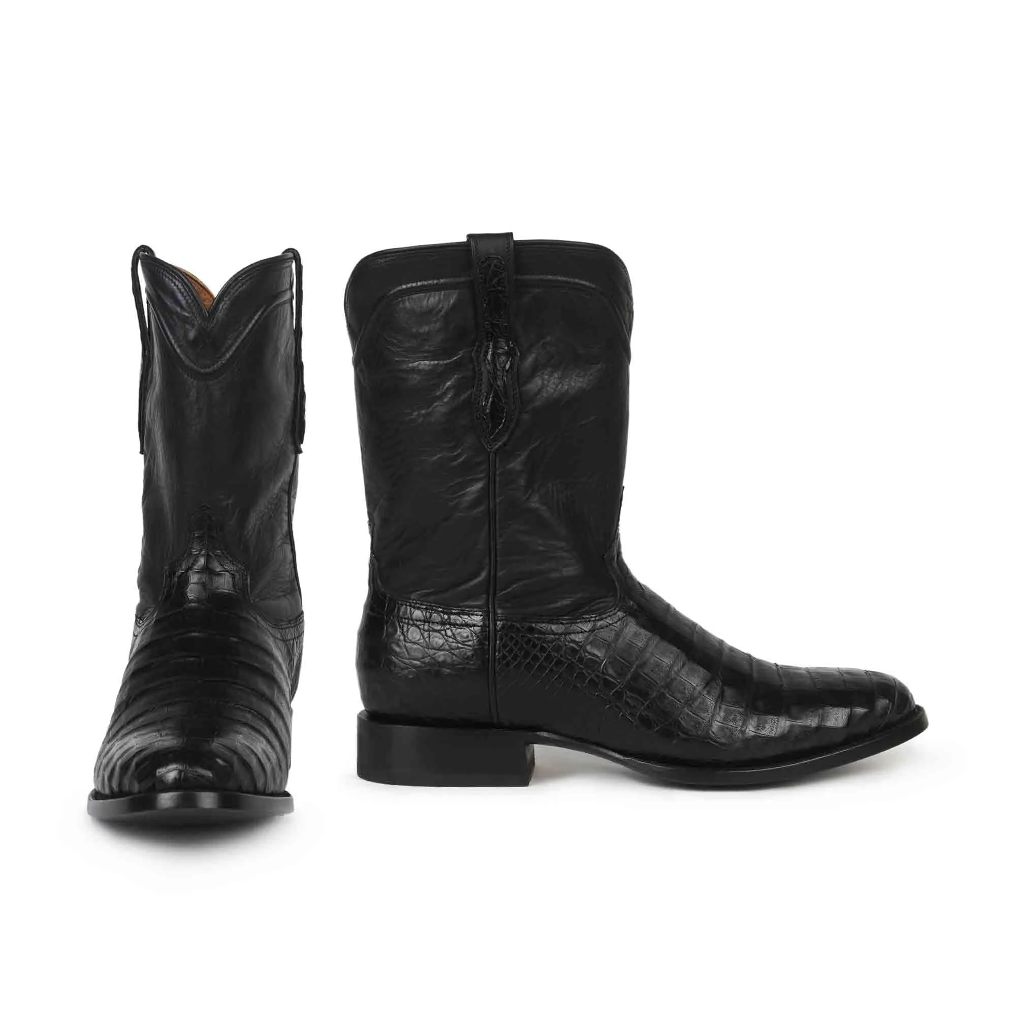 Rujo Boots Men's The Ranger Midnight Caiman Belly Boots