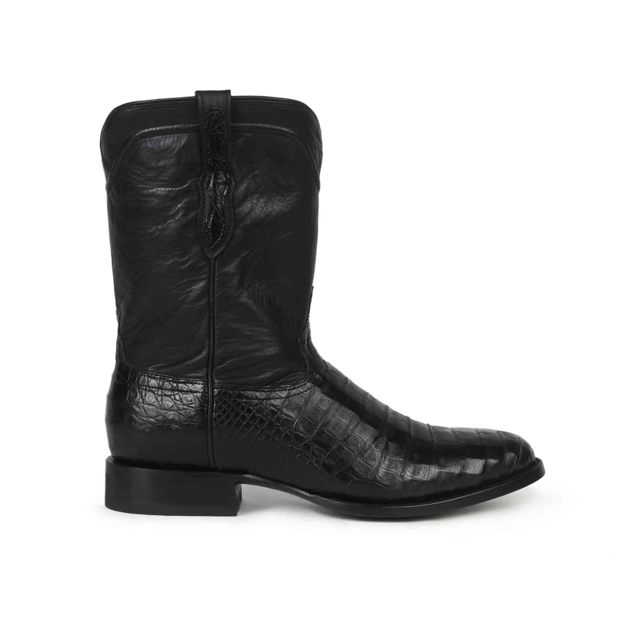Rujo Boots Men's The Ranger Midnight Caiman Belly Boots