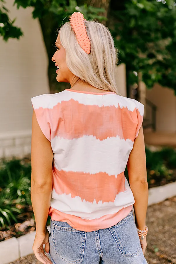 Serene Dreams Tie Dye Dress In Orange