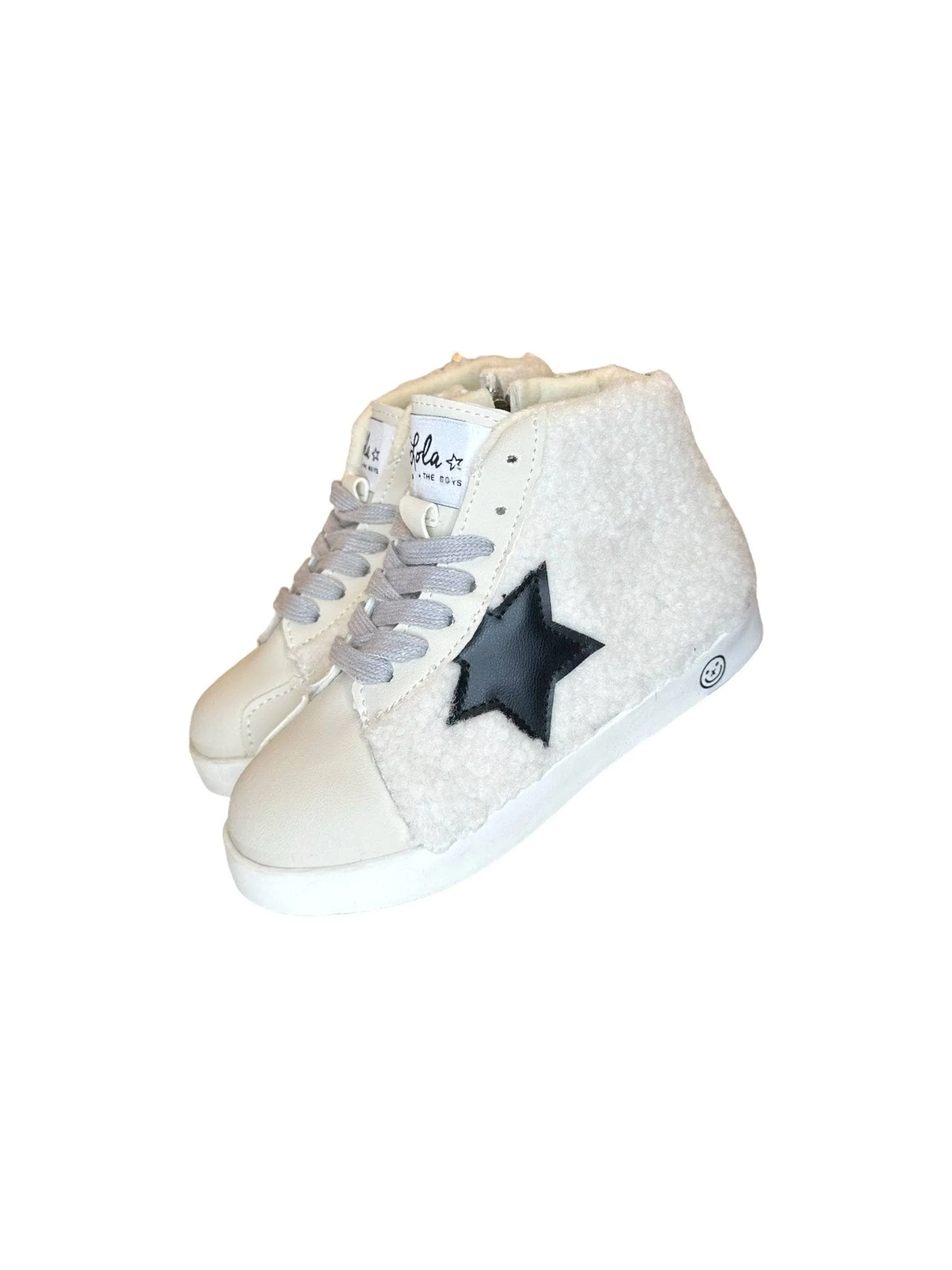 Sherpa Star High Top Sneakers