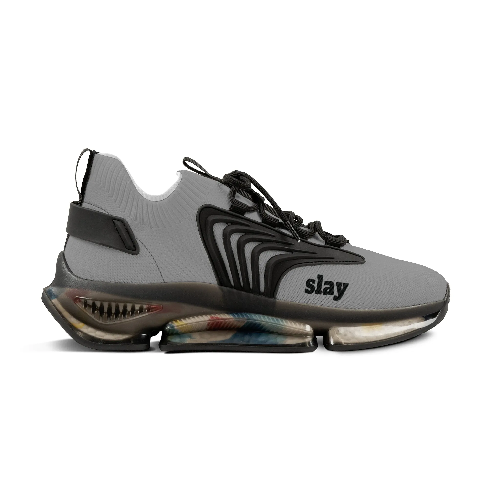 Slay Grey Mesh Sneakers unisex