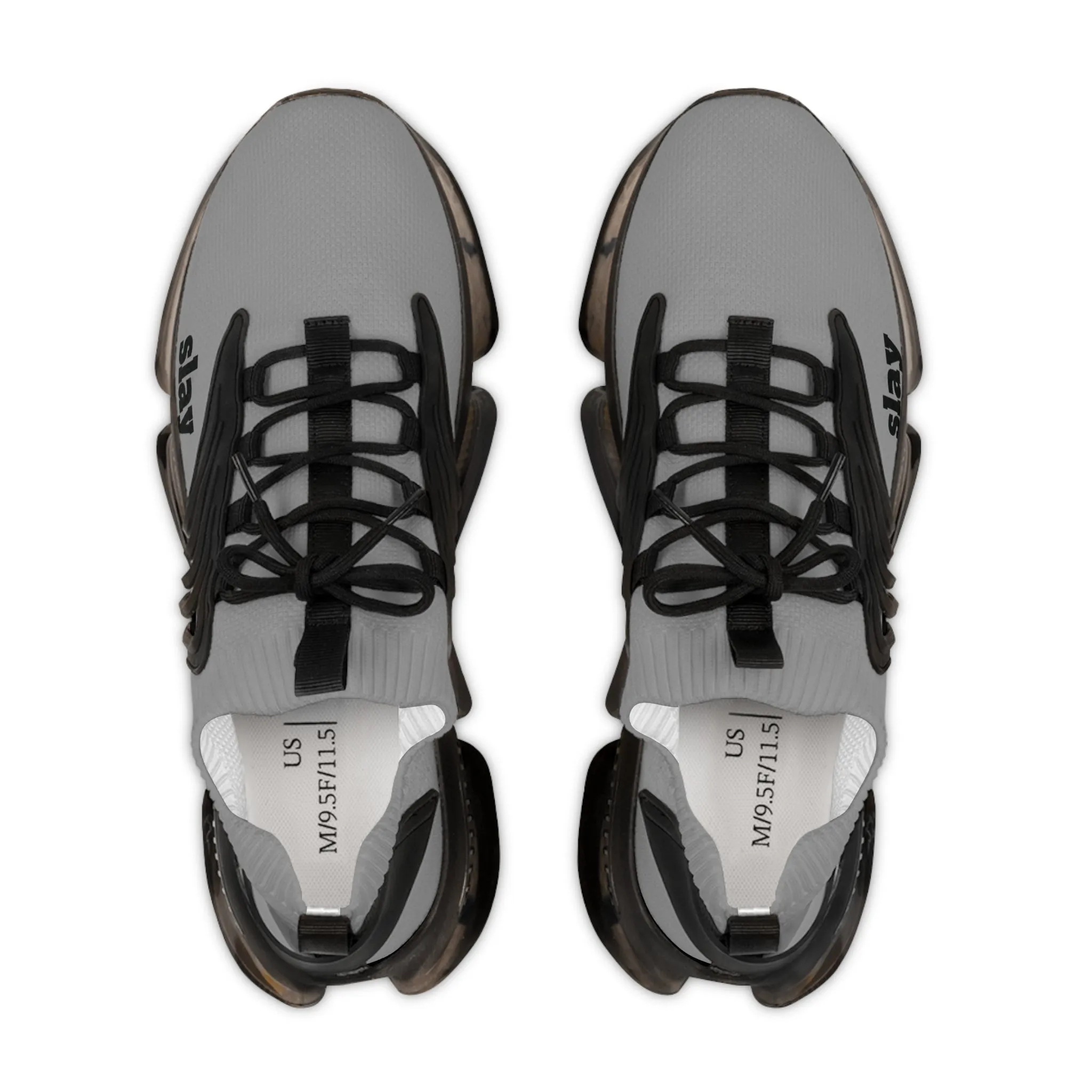 Slay Grey Mesh Sneakers unisex