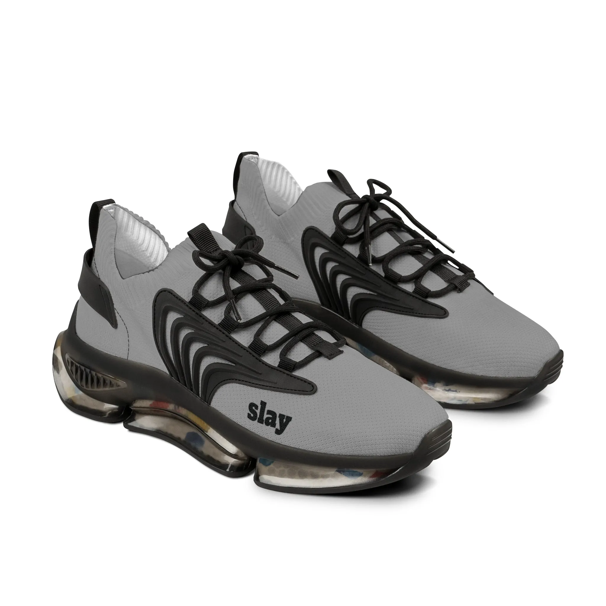 Slay Grey Mesh Sneakers unisex