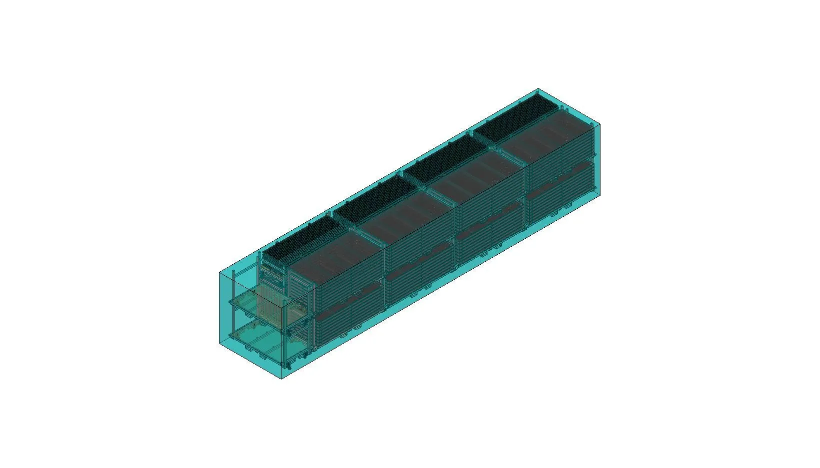 Stackable Rolling Decking Carts