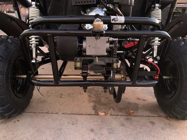 Trailmaster Cheetah 8 Off Road UTV / Go Kart / side-by-side with upgraded rear suspension