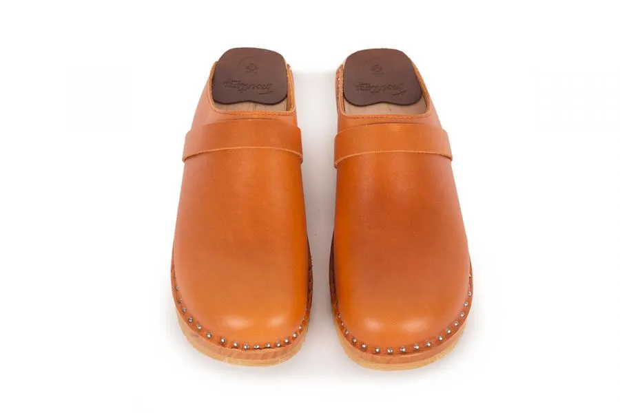 Troentorp Clogs Women's Da Vinci Cognac Pull Up