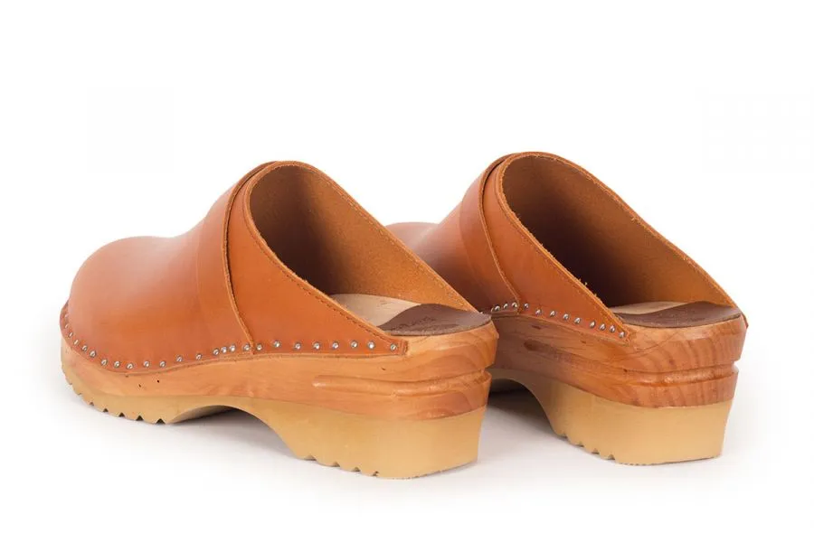 Troentorp Clogs Women's Da Vinci Cognac Pull Up